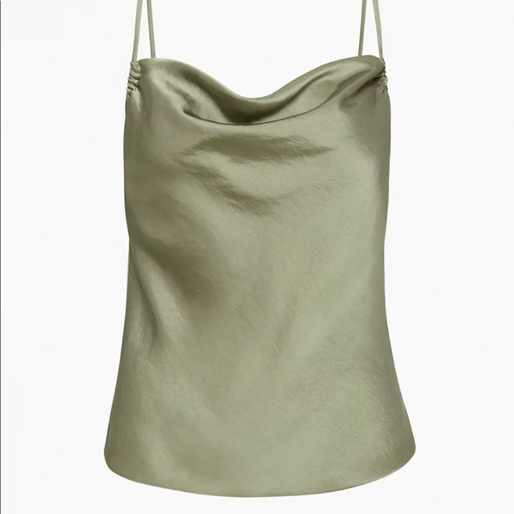 Aritzia Wilfred Allusion Camisole - Sage Green